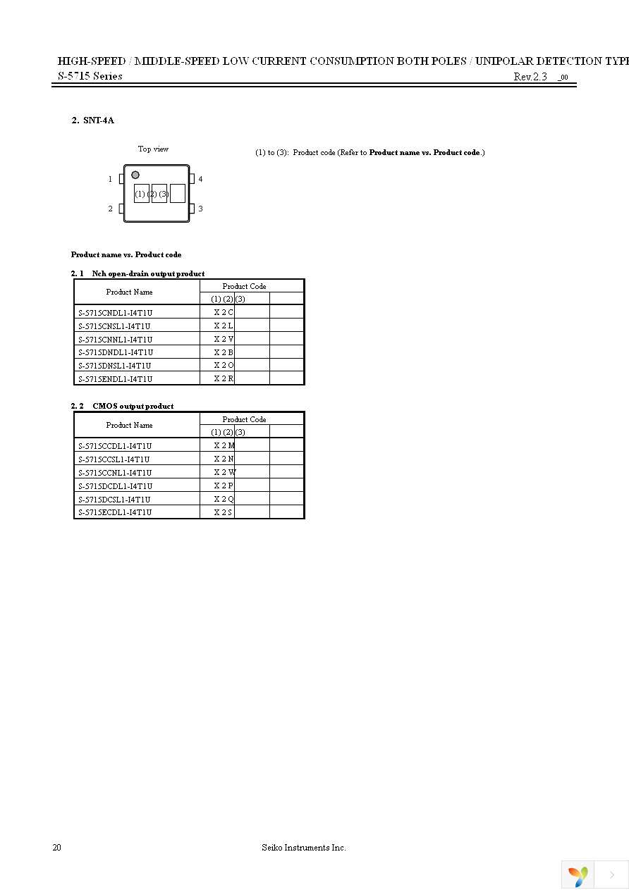 S-5715CNNL1-I4T1U Page 20