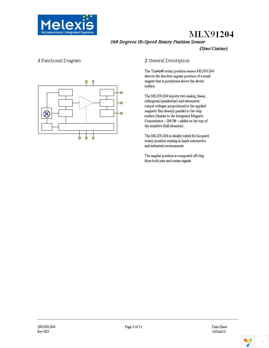 MLX91204KDC-ABA-001-RE Page 2