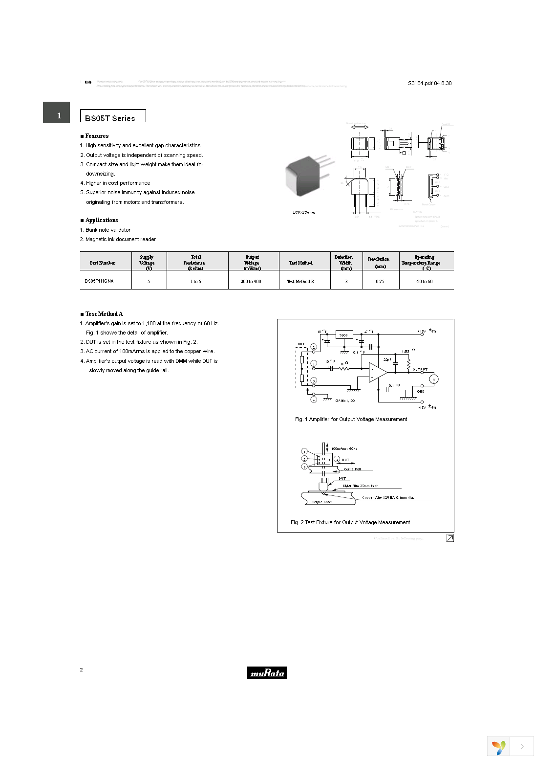 BS05N1HFAA Page 2