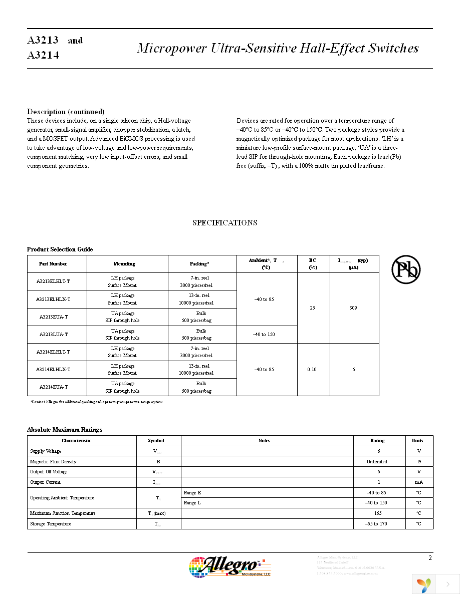 A3213ELHLX-T Page 2