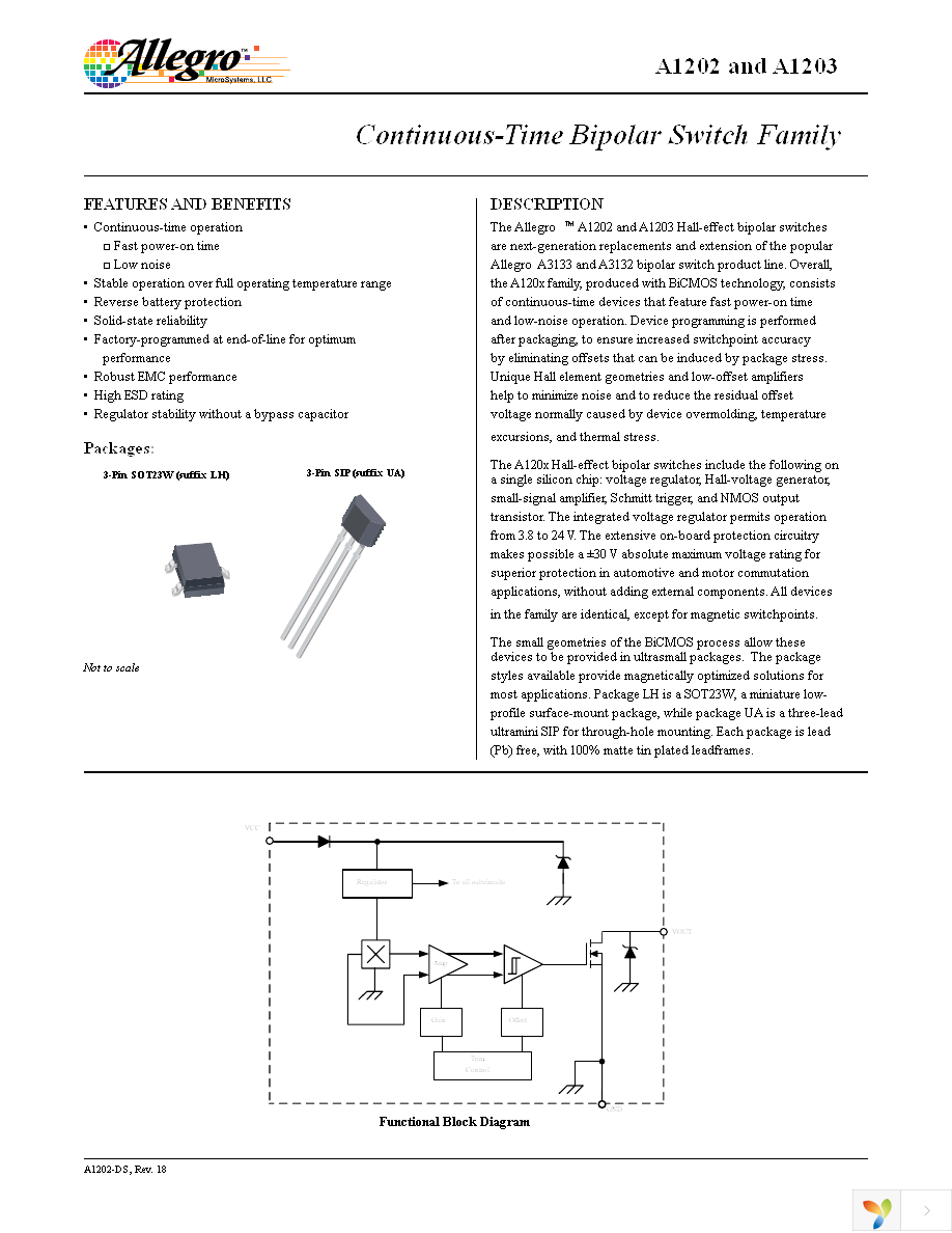 A1203LLHLX-T Page 1