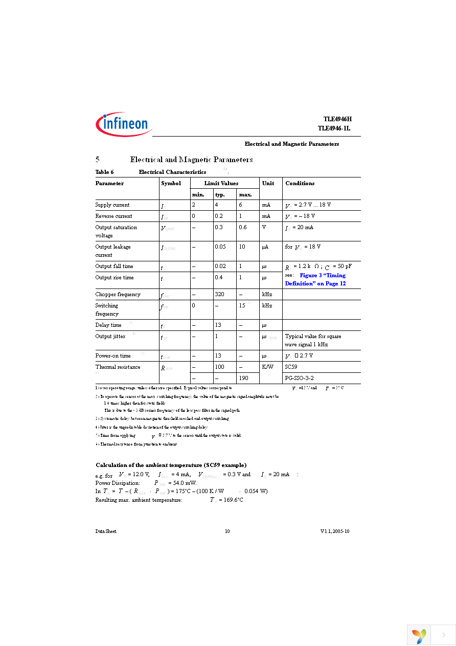 TLE4946-1L Page 10