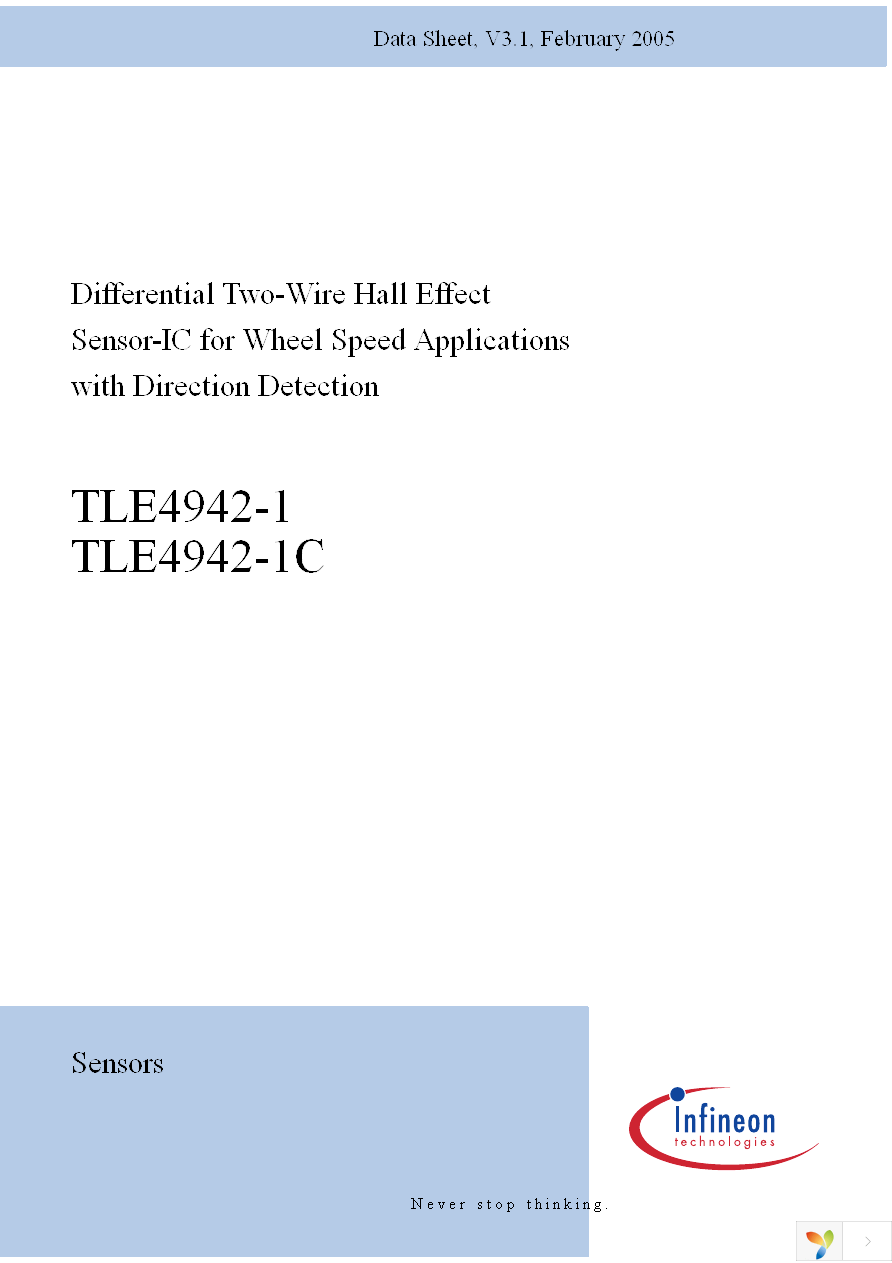 TLE4942-1 Page 1