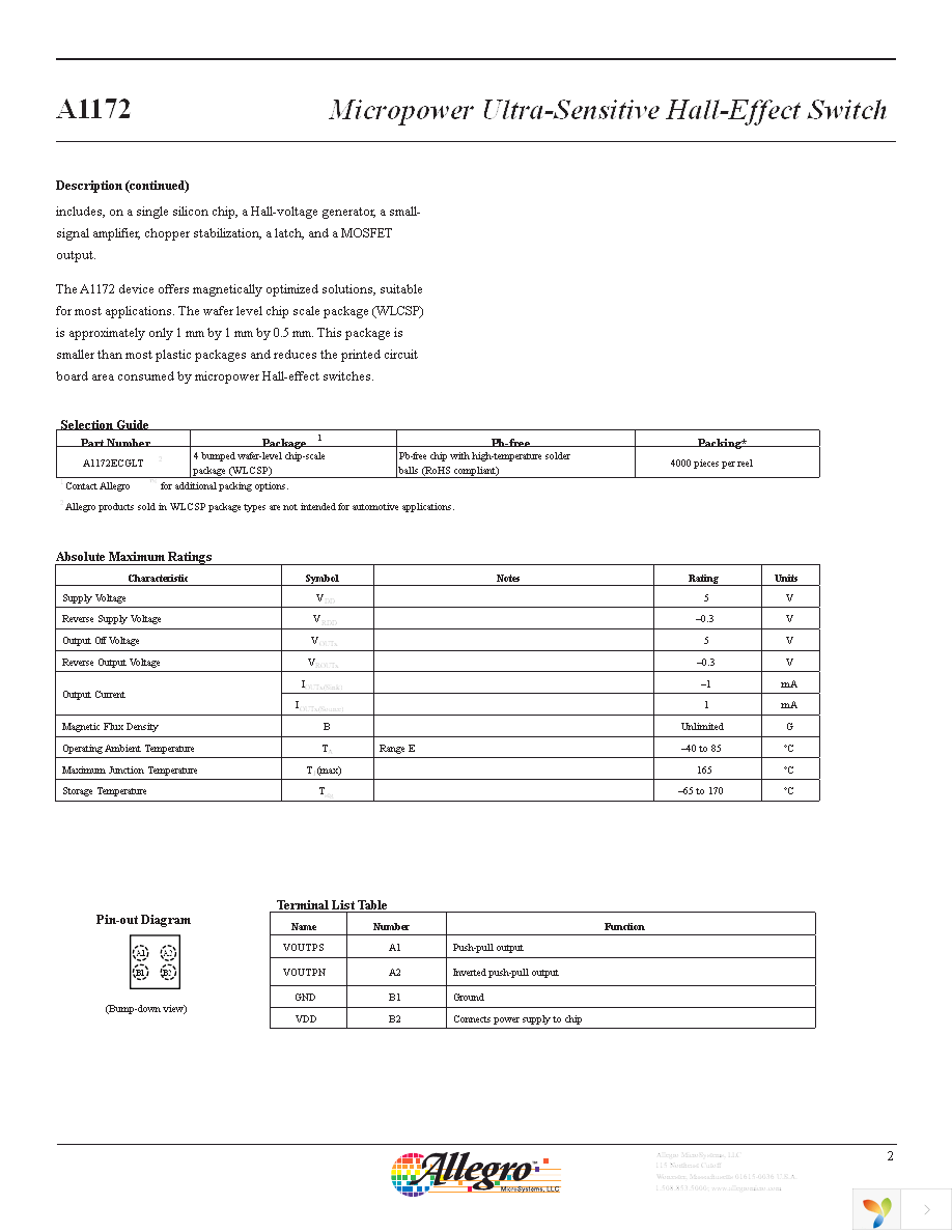 A1172ECGLT Page 3