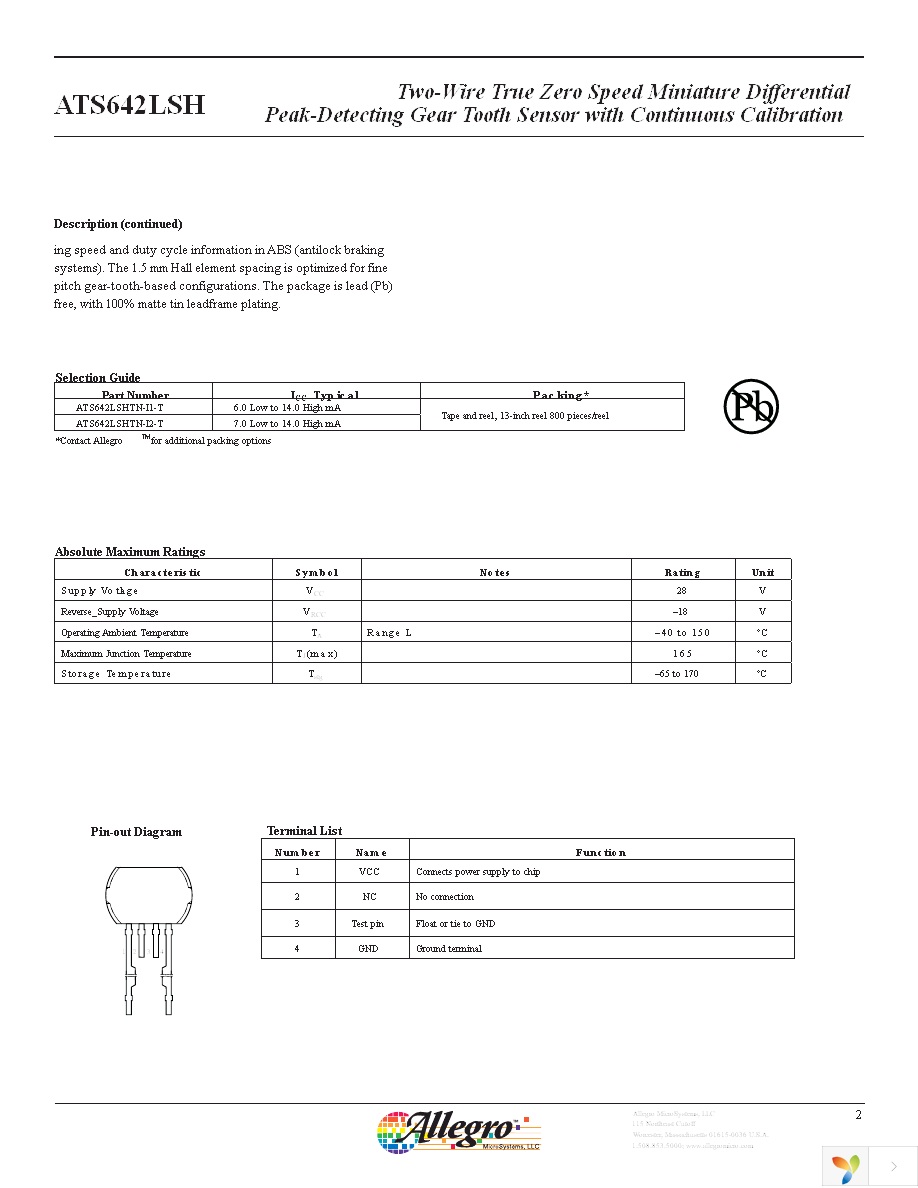 ATS642LSHTN-I1-T Page 3