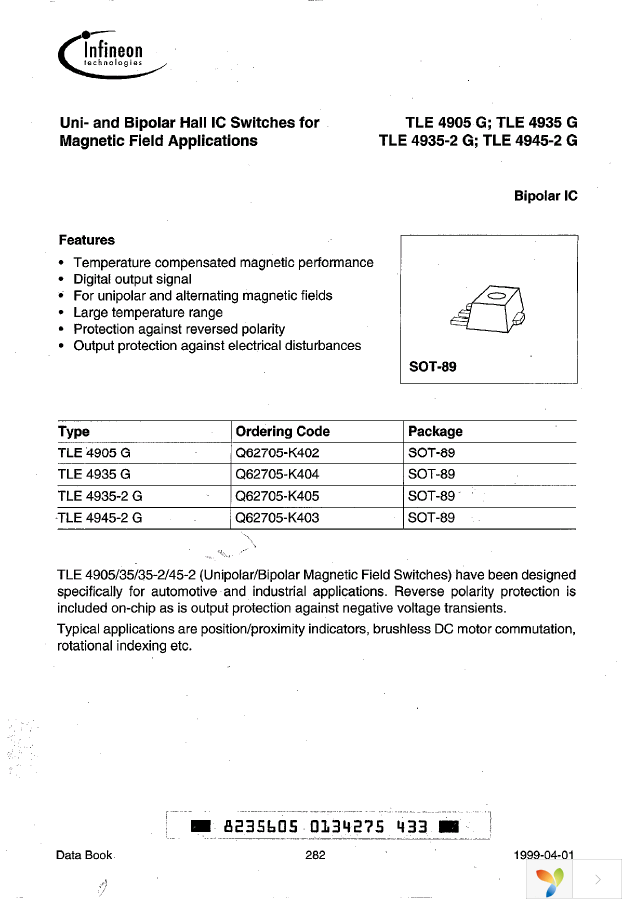 TLE4905G Page 1