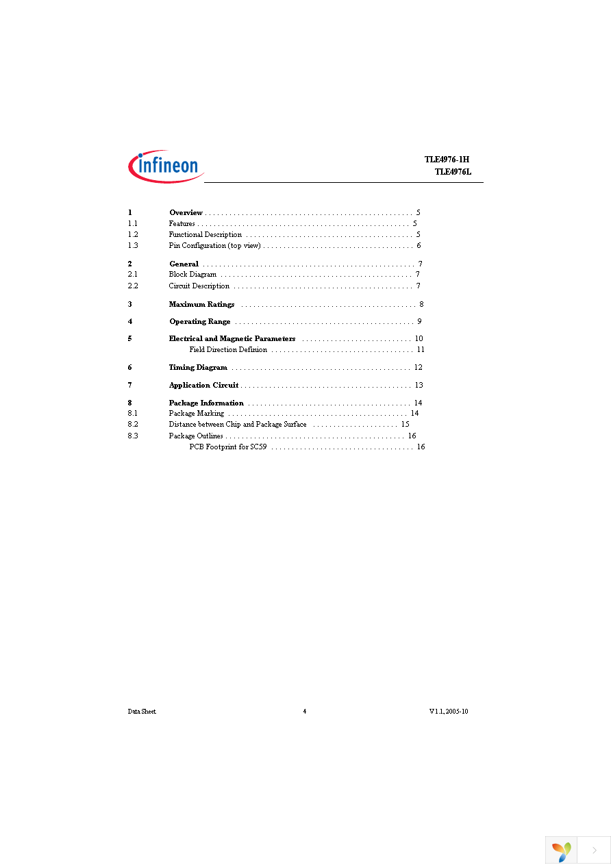 TLE4976-1H Page 4