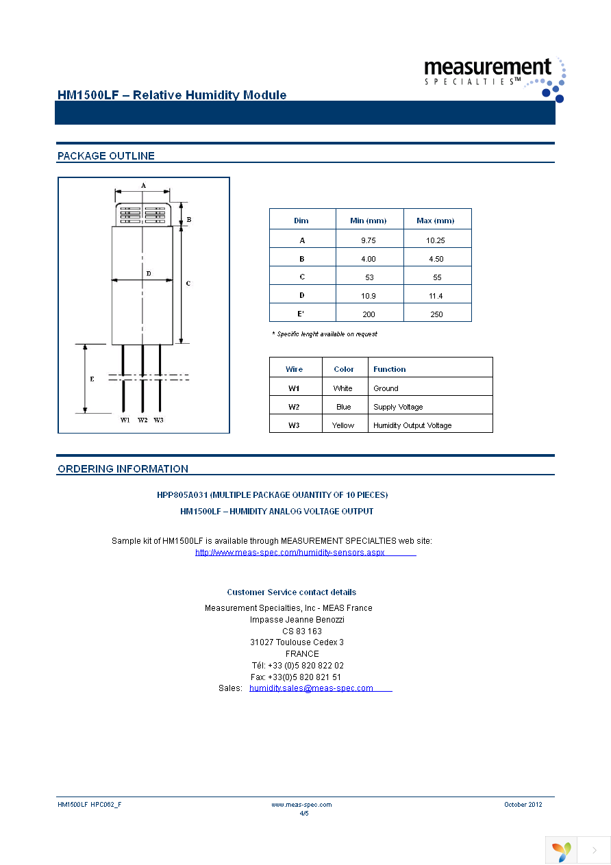 HPP805A031 Page 4