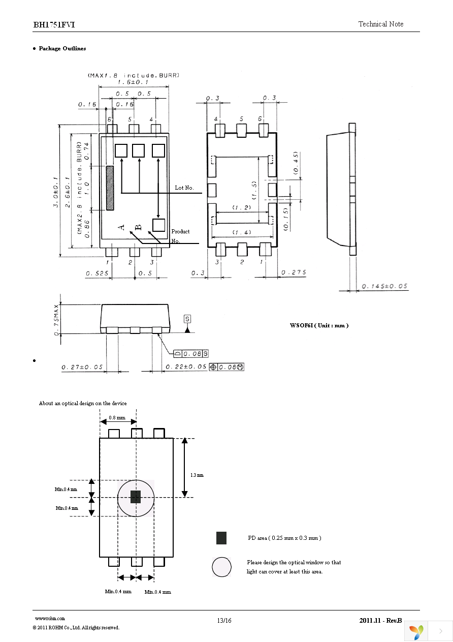 BH1751FVI-TR Page 13