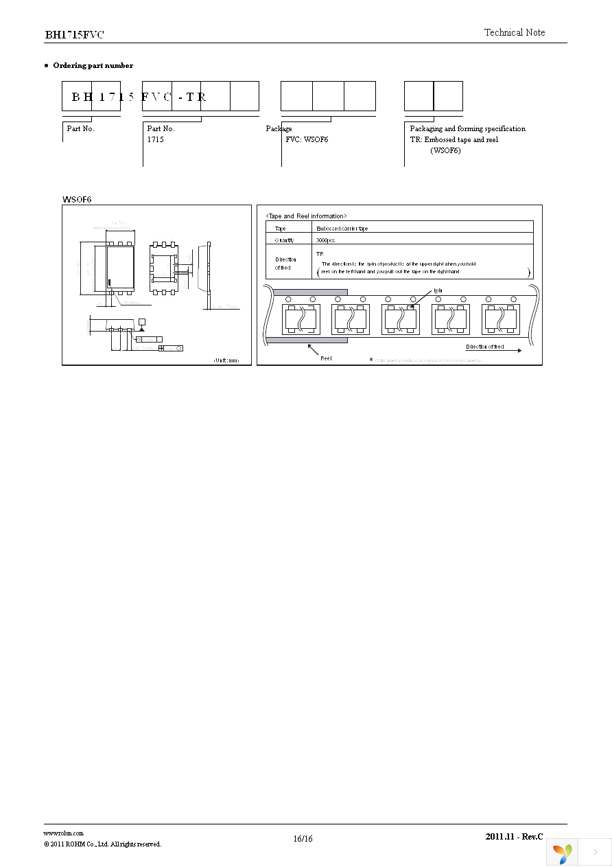 BH1715FVC-TR Page 16