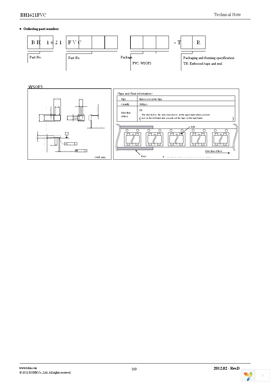 BH1621FVC-TR Page 9