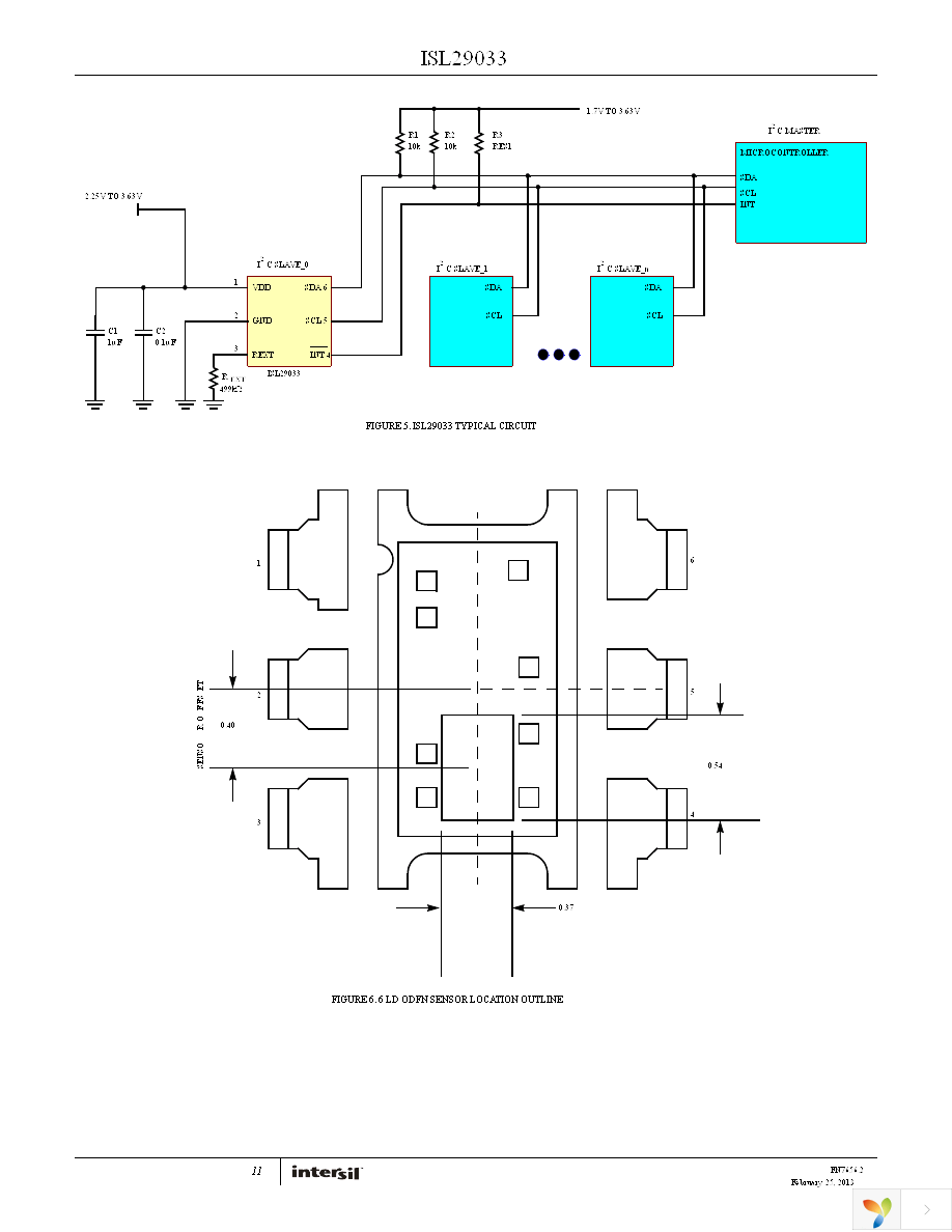 ISL29033IROZ-T7 Page 11