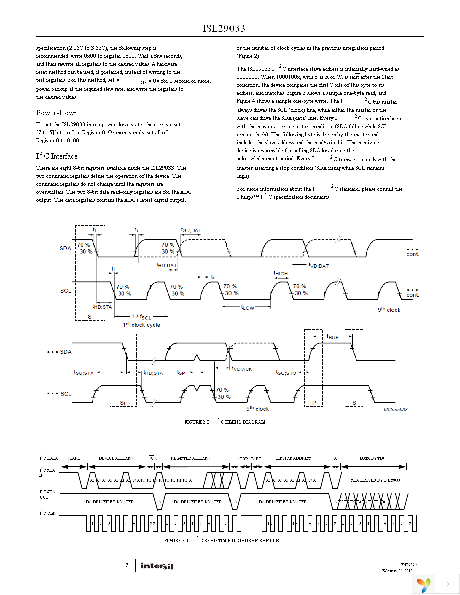 ISL29033IROZ-T7 Page 7