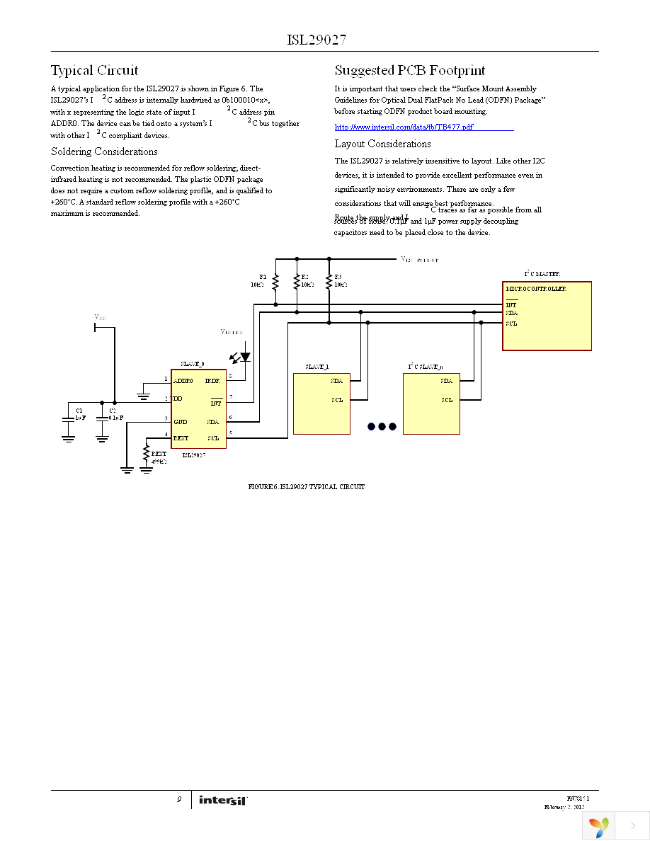 ISL29027IROZ-T7 Page 9
