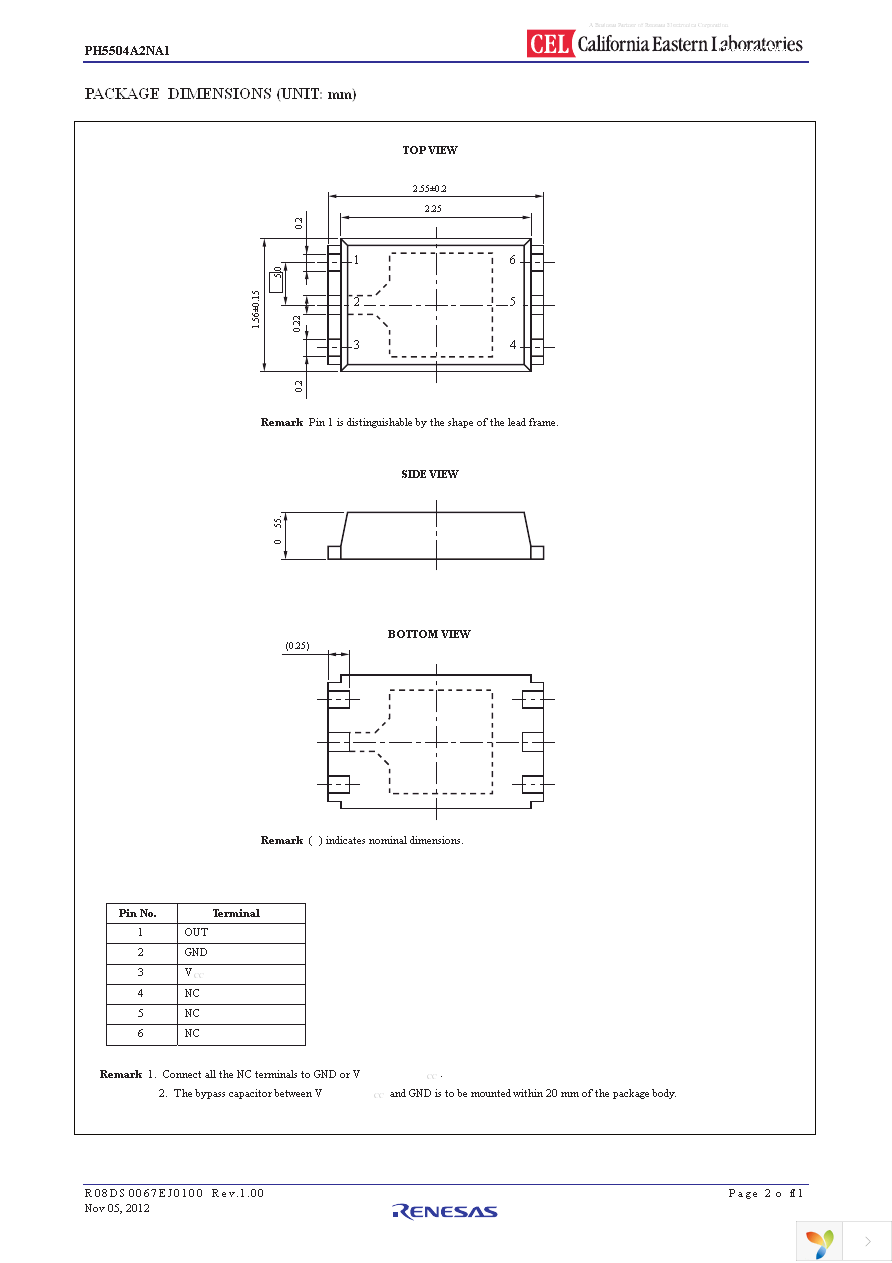 PH5504A2NA1-E4-Y-A Page 2