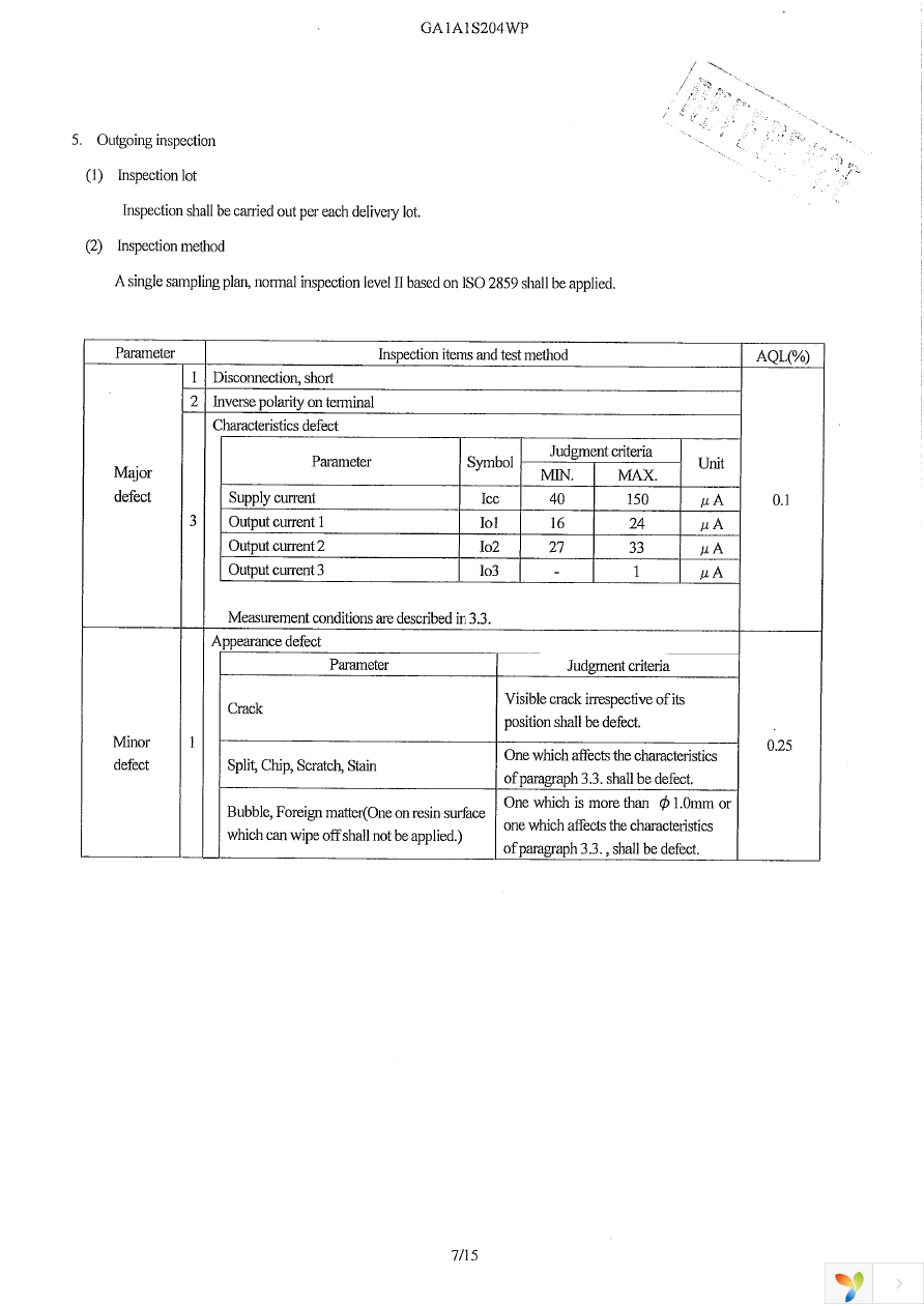 GA1A1S204WP Page 9