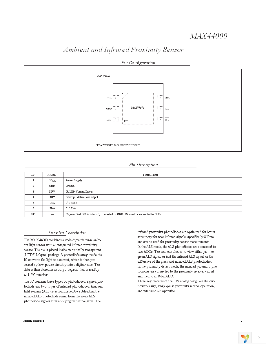 MAX44000EDT+T Page 7