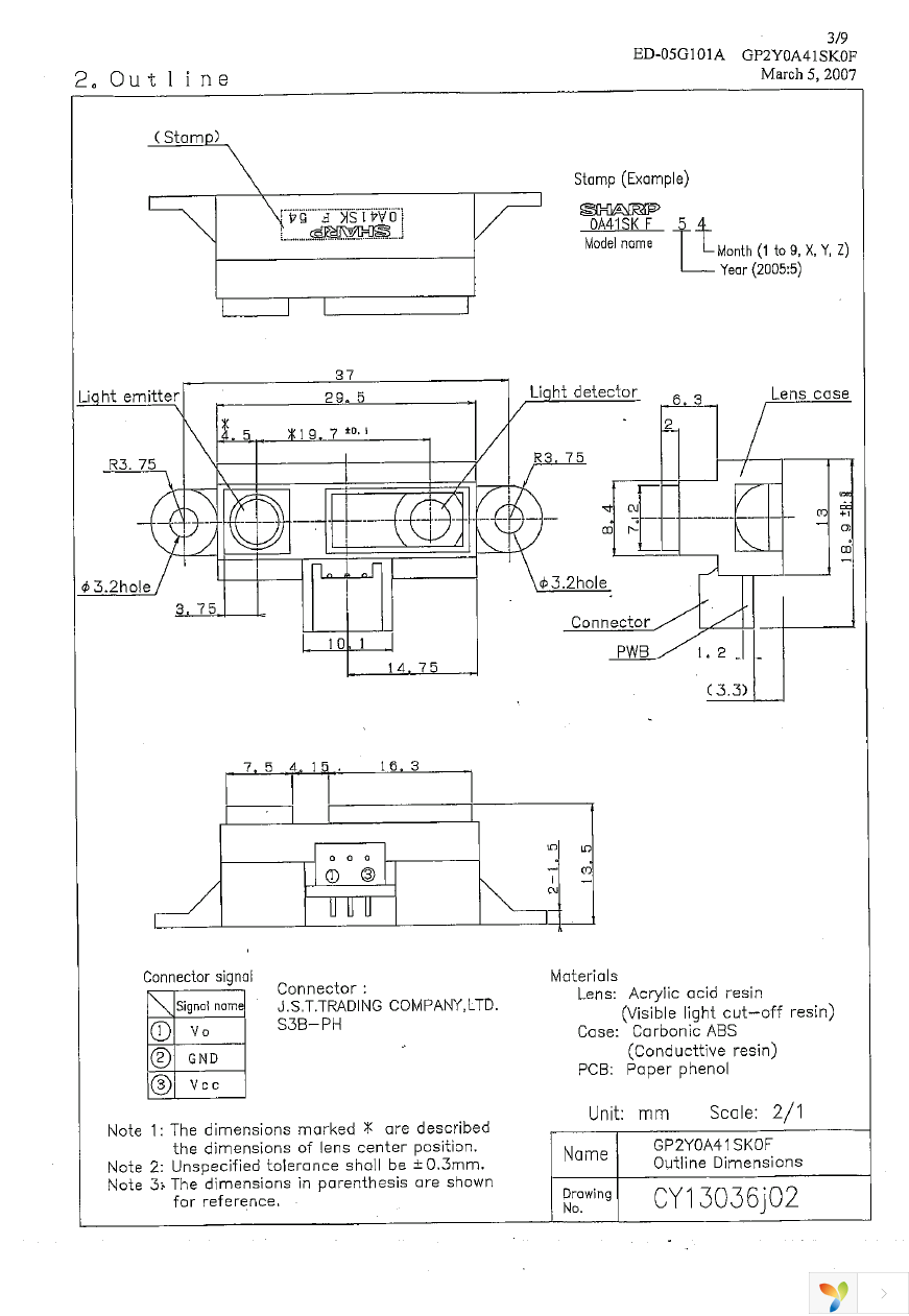 GP2Y0A41SK0F Page 4