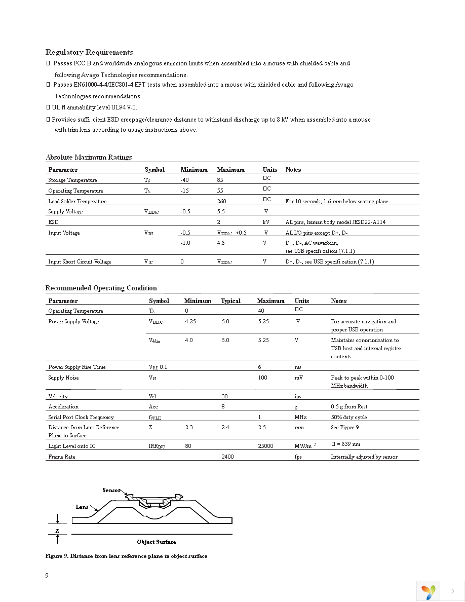 ADNS-2700 Page 9