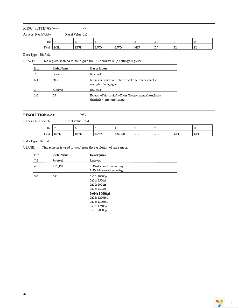 ADNS-3050 Page 27