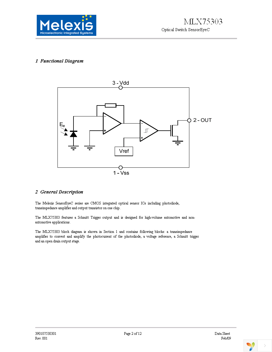 MLX75303KXD-EAA-000-RE Page 2