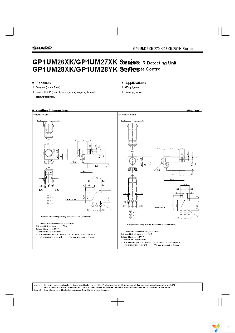 GP1UM28YK00F Page 1