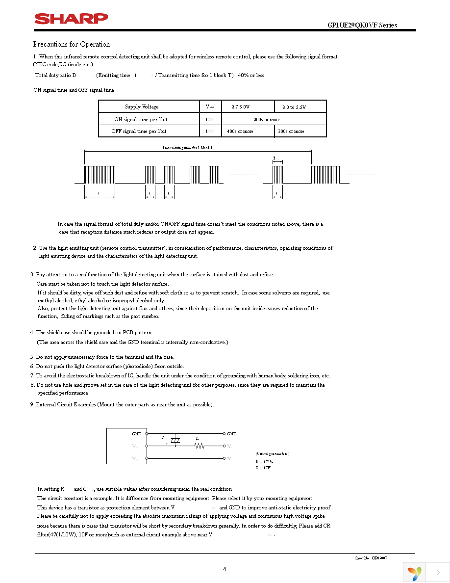 GP1UE292QKVF Page 4