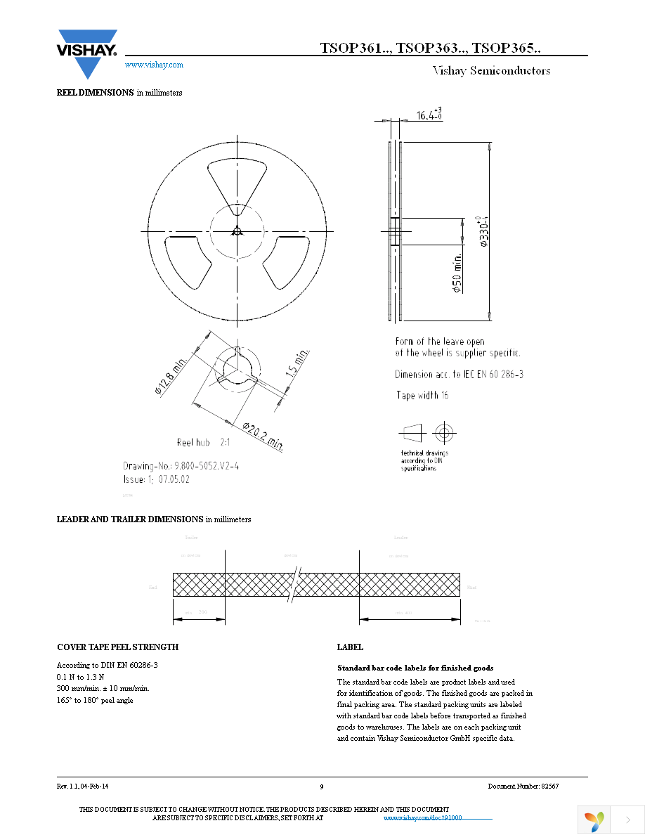 TSOP36338TT Page 9