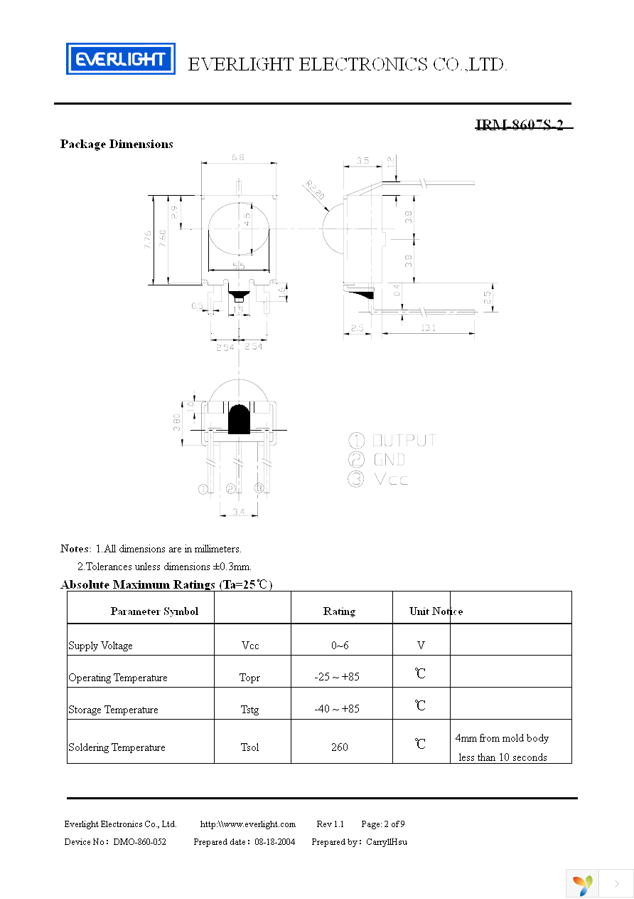 IRM-8607S-2 Page 2