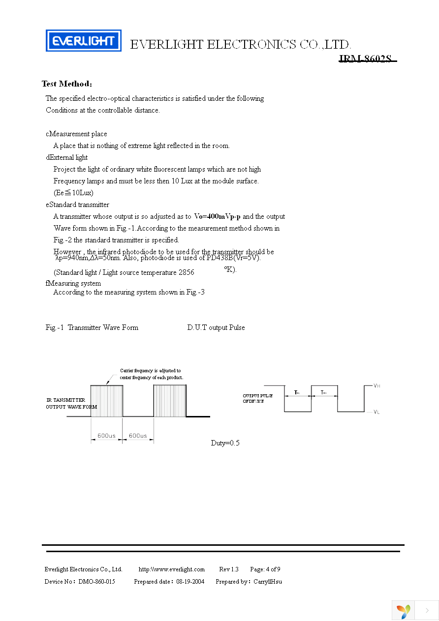 IRM-8602S Page 4