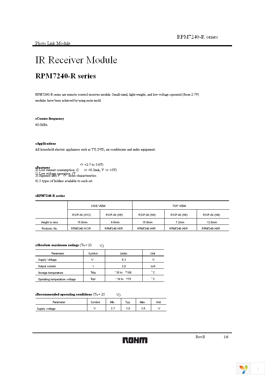 RPM7240-H13R Page 1