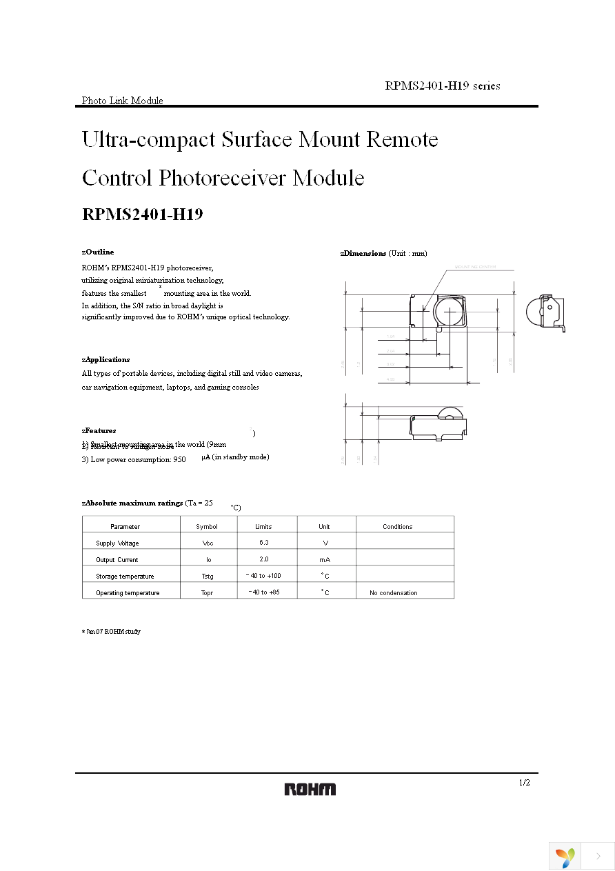 RPMS2401-H19E4AV Page 1