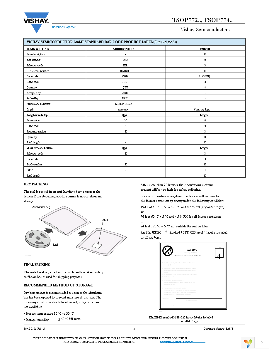 TSOP77436TR Page 10