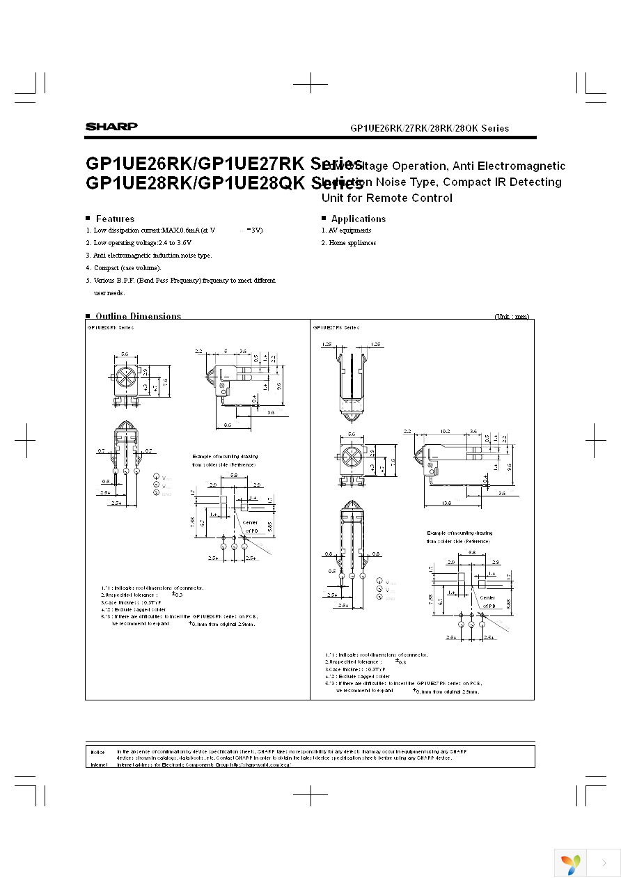 GP1UE287RK0F Page 1