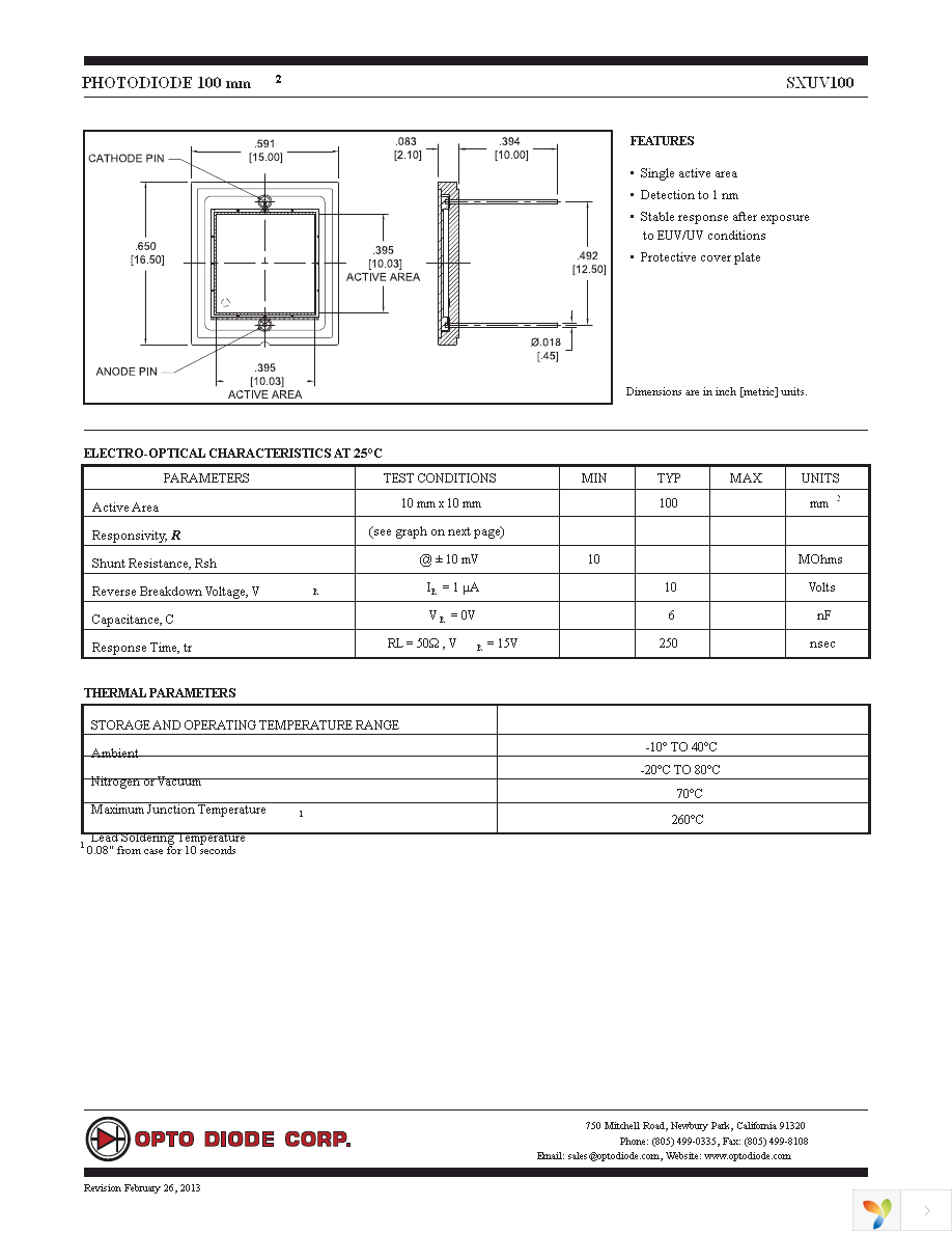 SXUV100 Page 1