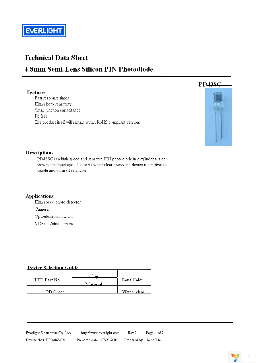 PD438C Page 1