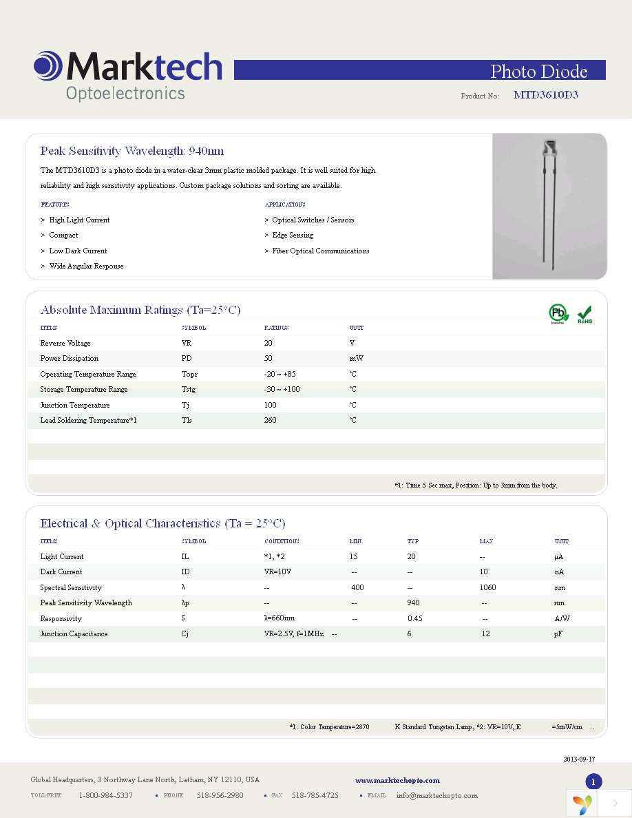 MTD3610D3 Page 1