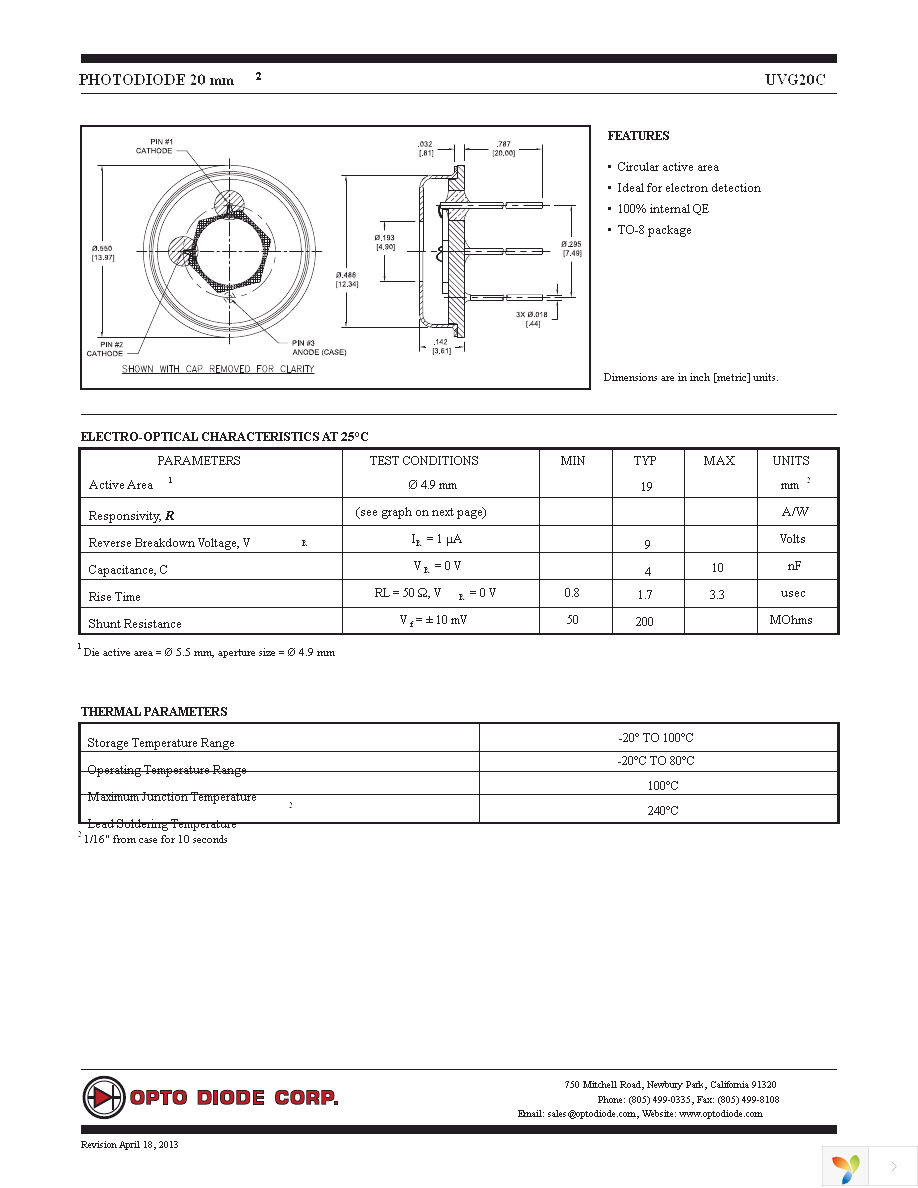 UVG20C Page 1