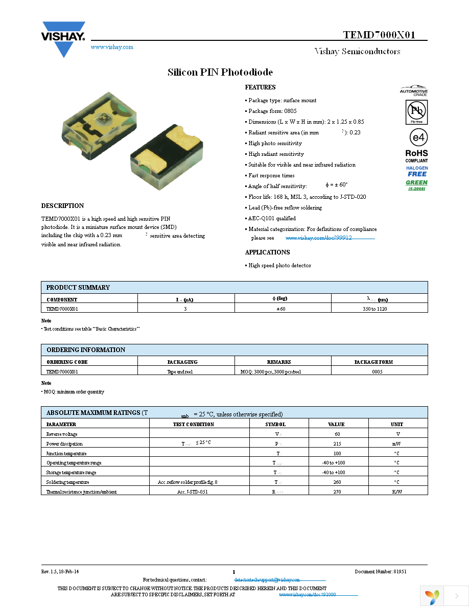 TEMD7000X01 Page 1