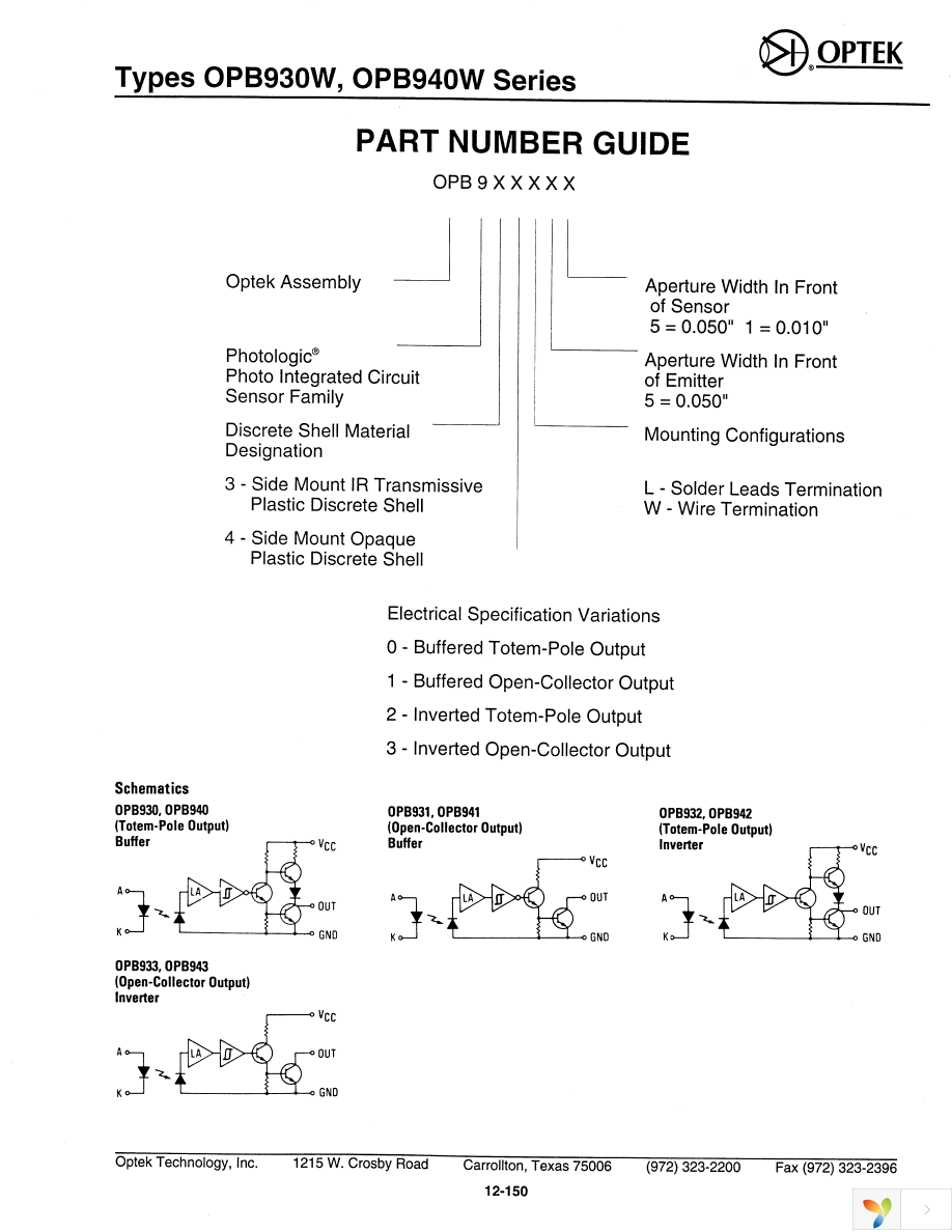 OPB942W51 Page 3