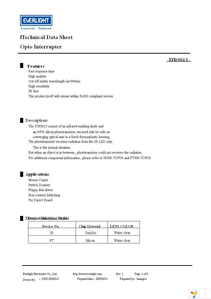 ITR9813 Page 1