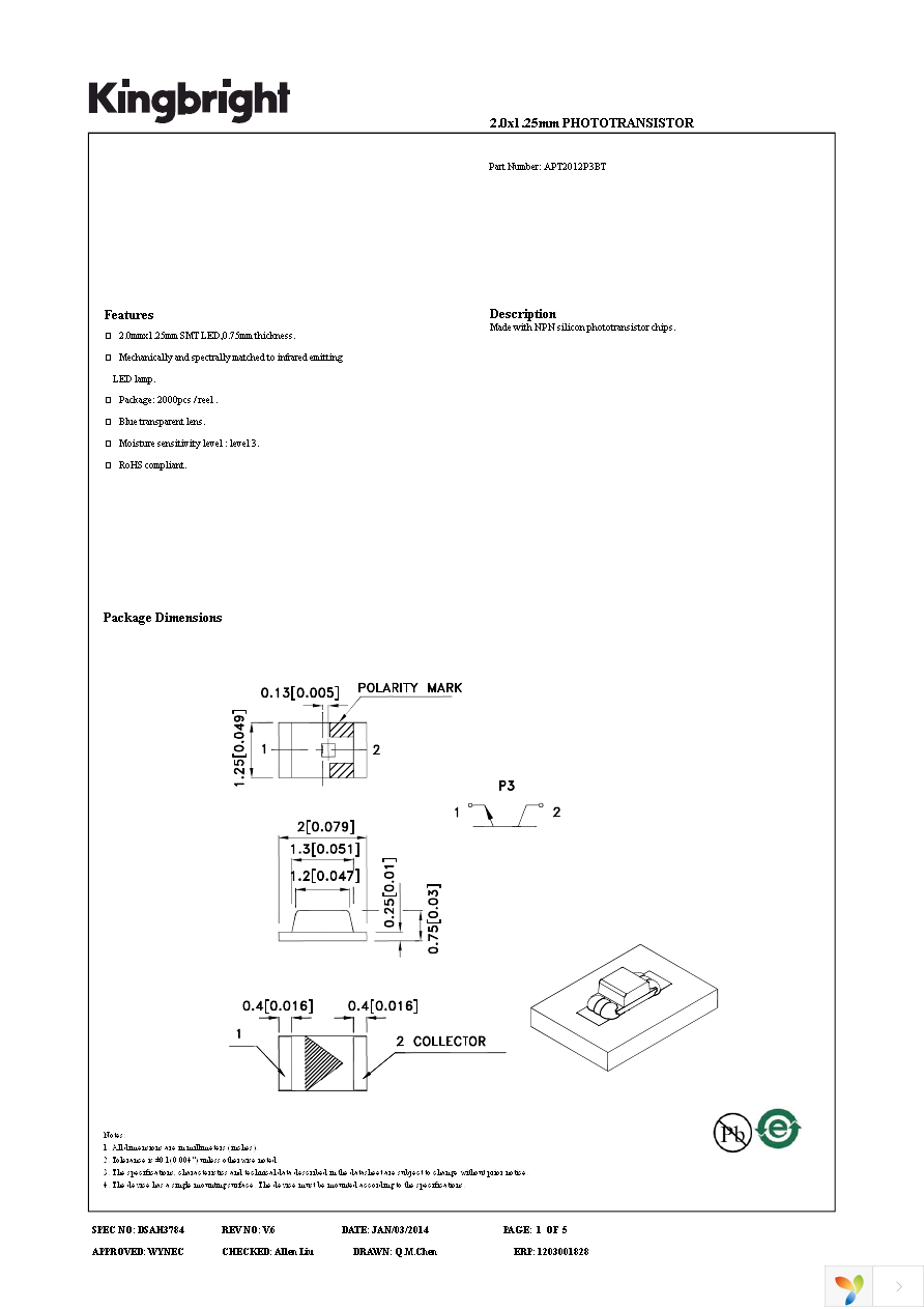 APT2012P3BT Page 1