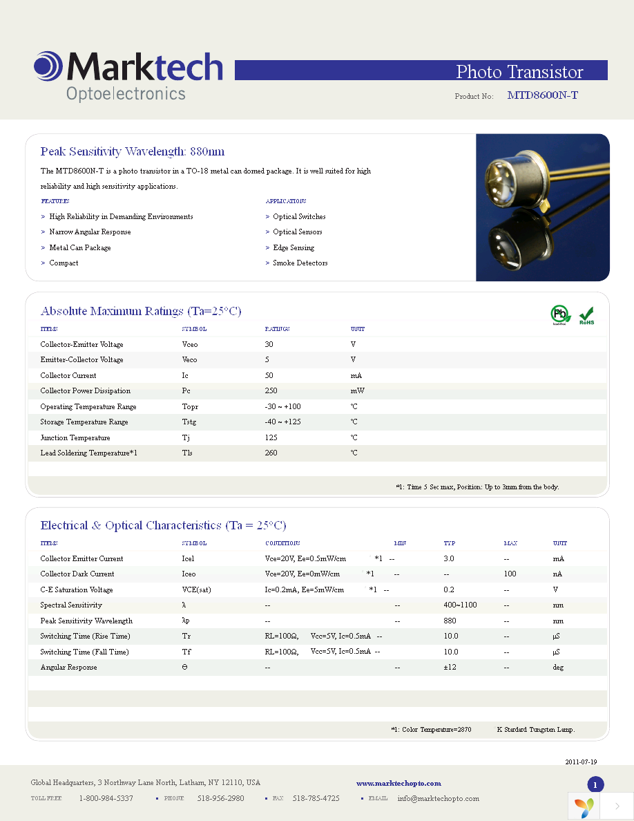 MTD8600N-T Page 1