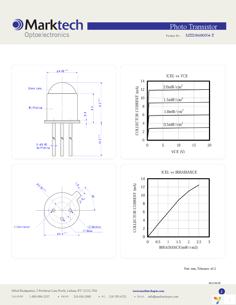 MTD8600N4-T Page 2