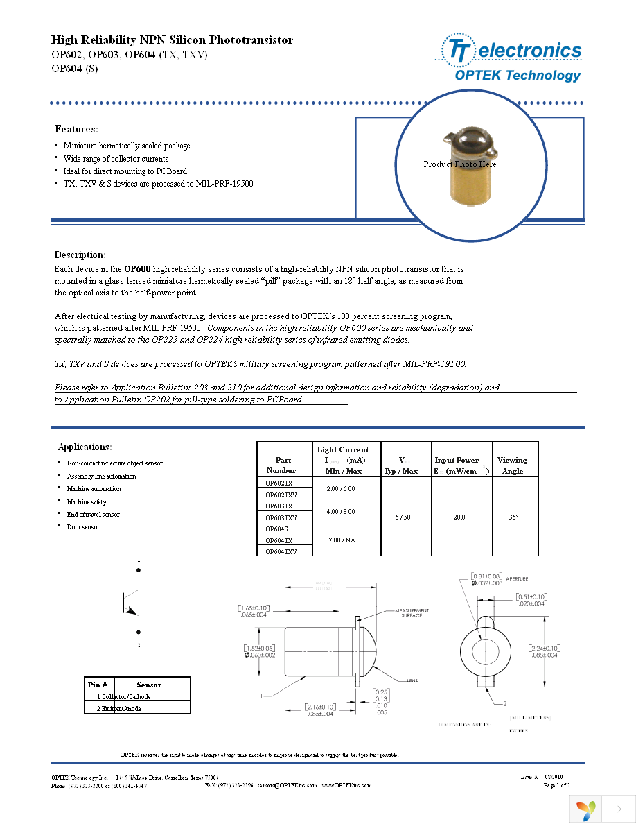 OP604TX Page 1