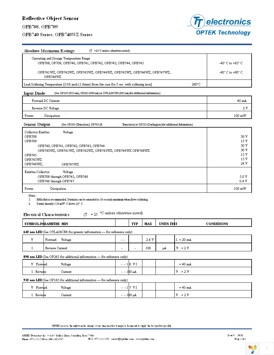 OPB745 Page 3