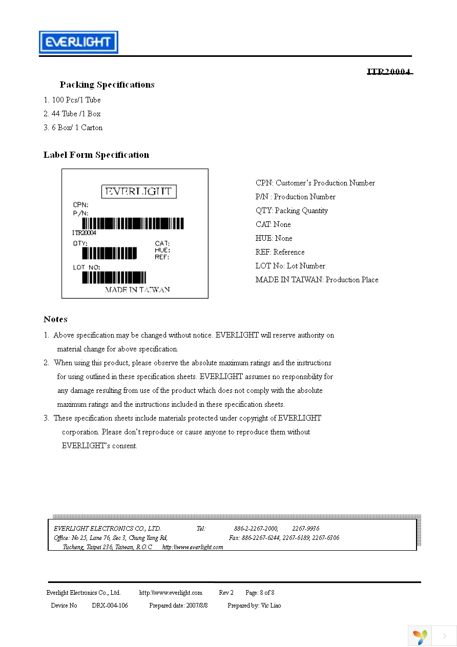 ITR20004 Page 8