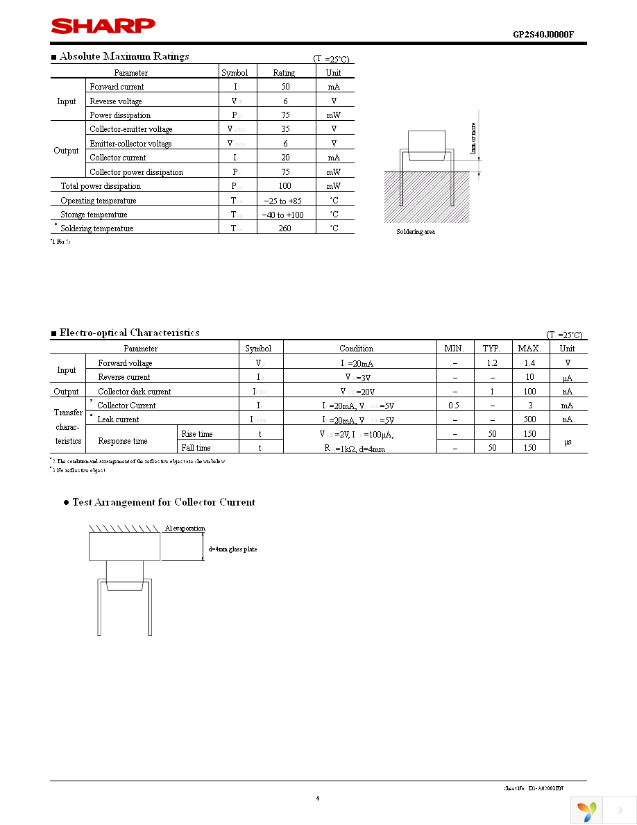 GP2S40J0000F Page 4