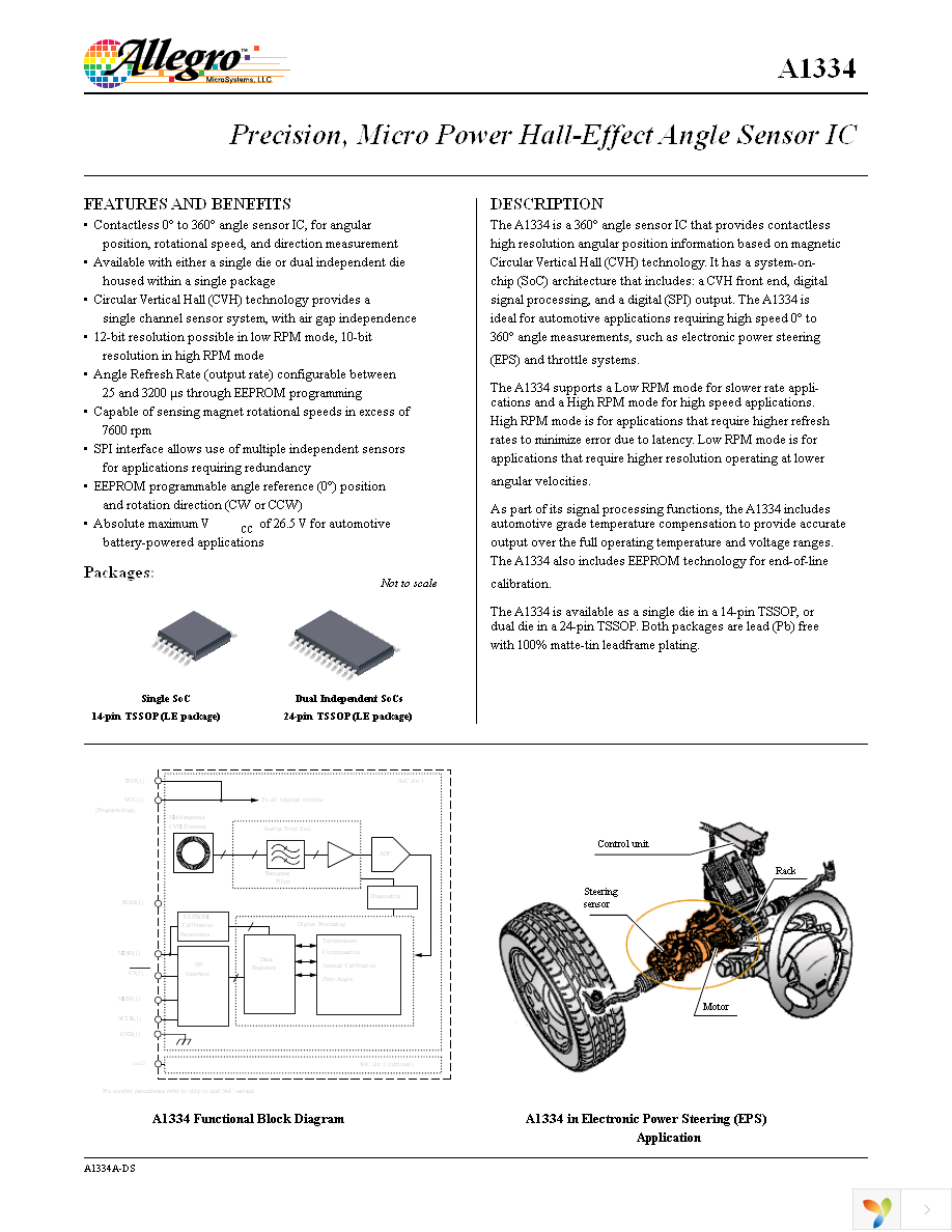 A1334LLETR-T Page 1