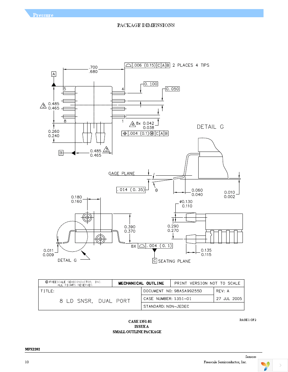 MPX2202GP Page 10